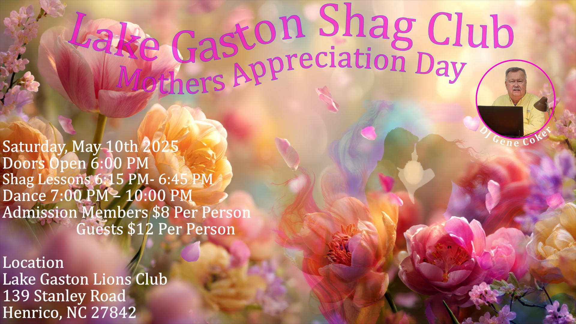 Photo of Lake Gaston Shag Club Dance Flyer