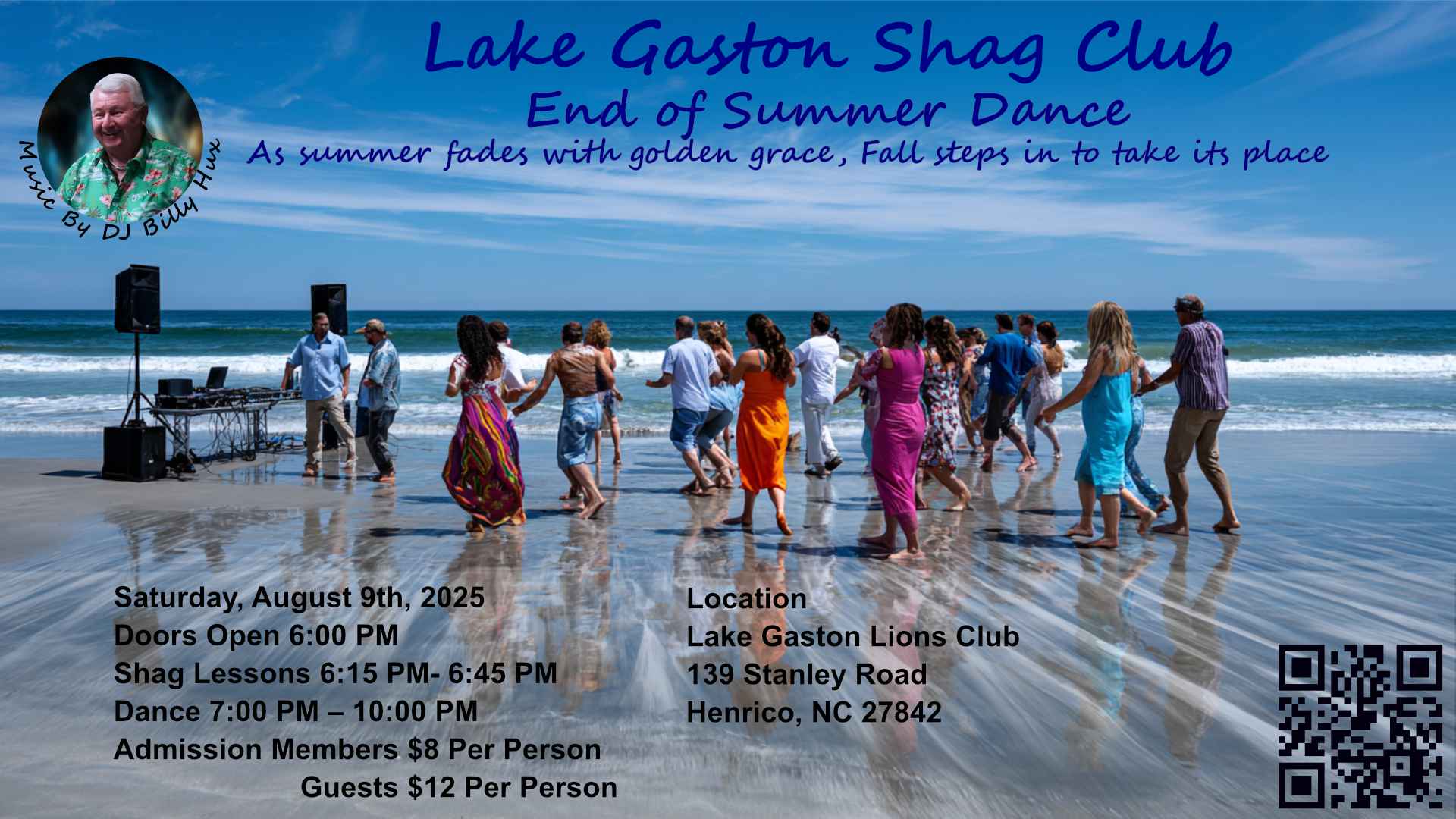 Photo of Lake Gaston Shag Club Dance Flyer